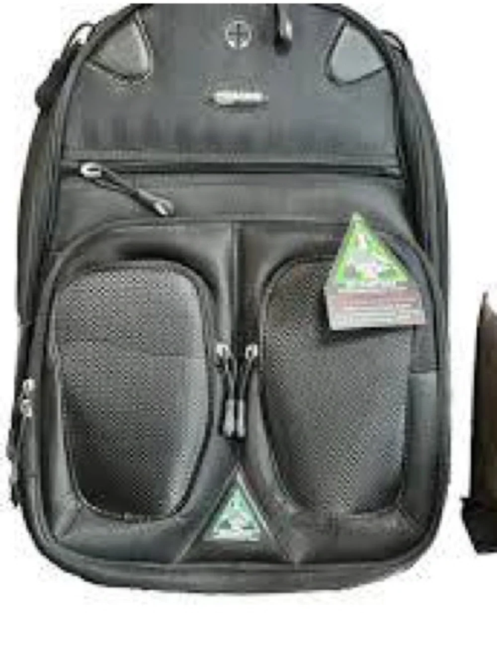 Mobile Edge Black Men's Backpack with Multiple Front Pockets
